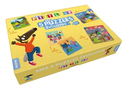 P'tit loup : mes 5 puzzles évolutifs | Casse-têtes