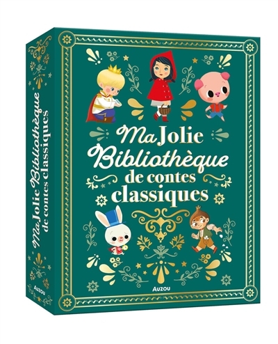 Ma jolie bibliothèque de contes classiques | Godeau, Natacha (Auteur) | Mullenheim, Sophie de (Auteur) | Hinder, Carine (Illustrateur) | Kim, Sejung (Illustrateur) | Paku (Illustrateur) | Vallageas, Coralie (Illustrateur) | Lebeau, Mathilde (Ill