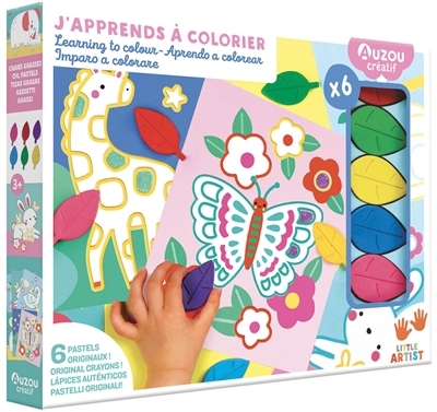 Mon coffret d'artiste : J'apprends à colorier | Dessin/coloriage/peinture