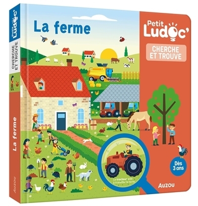 La ferme : Cherche et trouve | Potard, Céline (Auteur) | Vaisberg, Diego (Illustrateur)
