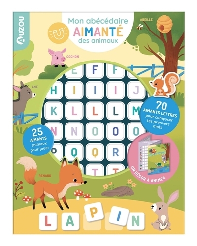 Mon abécédaire aimanté des animaux | Varma, Darshika