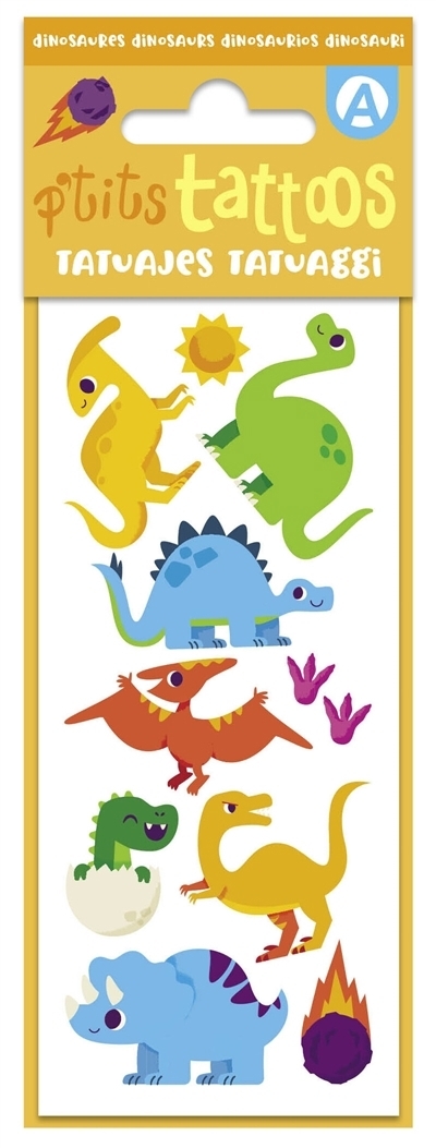 Mes p'tits tattoos dinosaures | Clark, Anna (Illustrateur) | Clark, Daniel (Illustrateur)