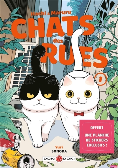 Hachi & Maruru : chats des rues T.01 | Sonoda, Yuri (Auteur)