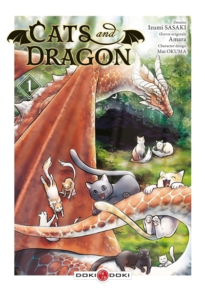 Cats and dragon T.01 | Amara (Auteur) | Sasaki, Izumi (Illustrateur) | Okuma, Mai (Illustrateur)