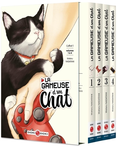 La gameuse et son chat - Coffret T.01-T.04 | Nadatani, Wataru