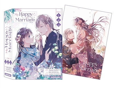 Coffret My happy marriage : tomes 1, 2, 3 | Agitogi, Akumi (Auteur) | Kohsaka, Rito (Illustrateur) | Tsukioka, Tsukiho (Illustrateur)