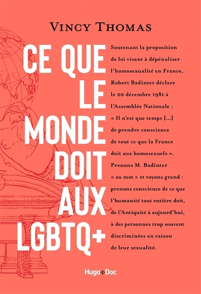 Ce que le monde doit aux LGBTQ+ | Thomas, Vincy (Auteur)
