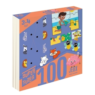 100 jeux pour super futés | Lebrun, Sandra (Auteur)