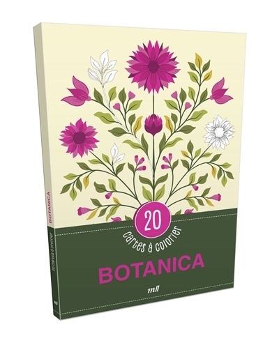 Botanica : 20 cartes à colorier | 