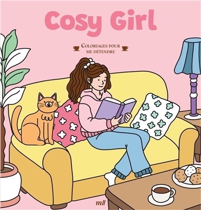 Cosy girl : Coloriages pour me détendre | 